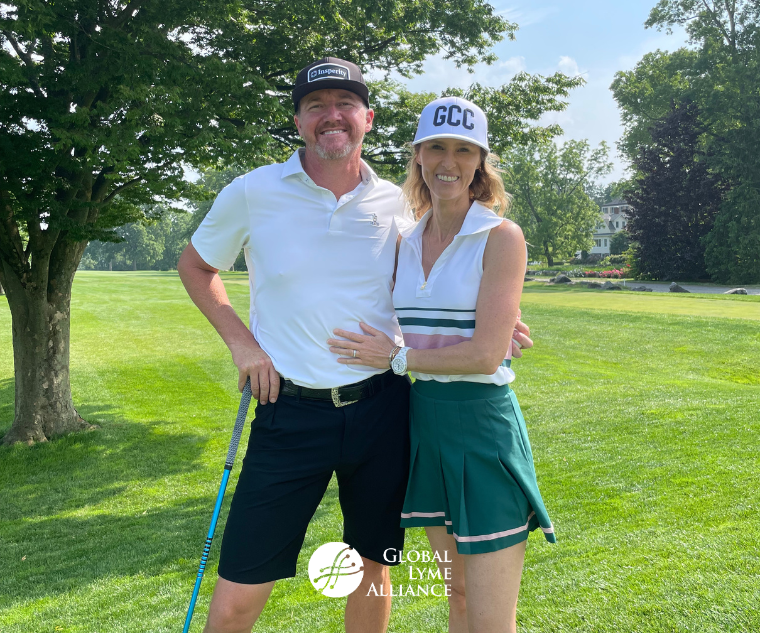 Jimmy Walker, PGA and his wife Erin at GLA's Annual Charity Golf Tournament